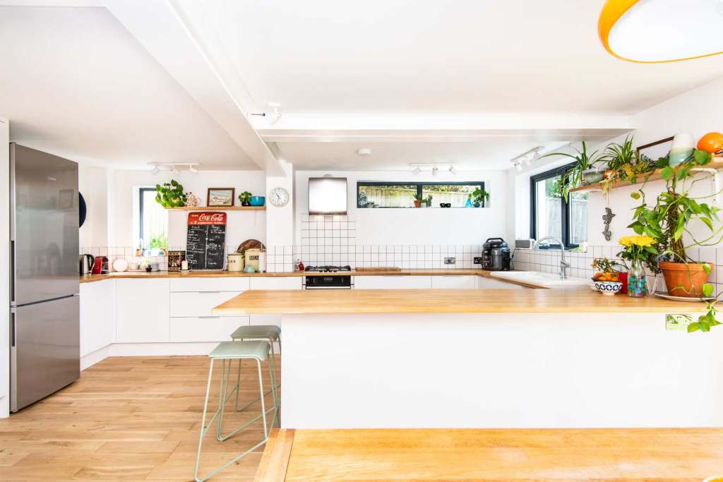 Newly refurbished kitchen exuding classic charm.