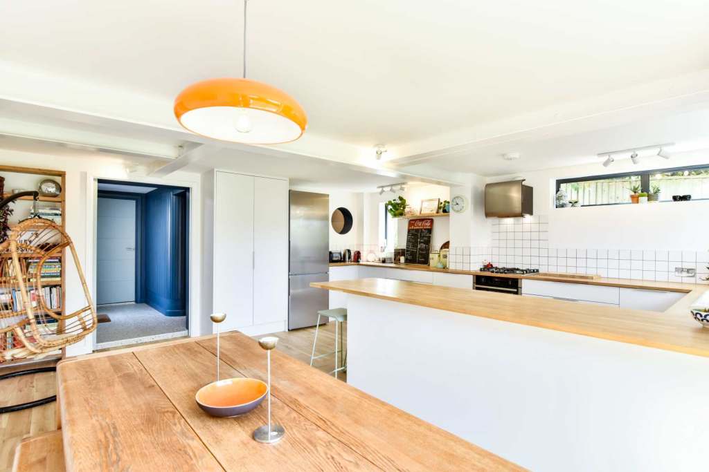 Newly refurbished kitchen exuding classic sophistication.